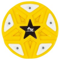 "Alkali Revel Pro Roller Hockey Puck in Yellow"