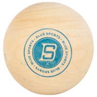"Blue Sports en Stickhandling Ball in Wood"