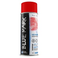 "Blue Sports Ice Surface Marker in Red"