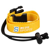 "Blue Sports Laundry Strap in Yellow"