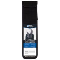 "Blue Sports Replacement Skate Blade Pouch in Black"