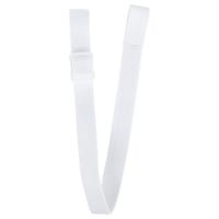 "Blue Sports Replacement Chin Strap Loop & Buckle in White"