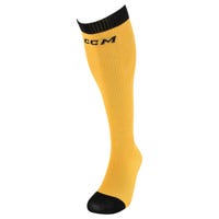 CCM Sport Bamboo Liner Hockey Socks in Yellow Size Senior