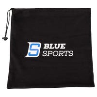 "Blue Sports Fleece Helmet Bag in Black"