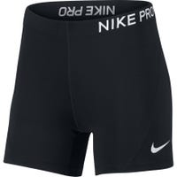 Nike Pro Women's 5in. Performance Shorts in Black/White Size XX-Large