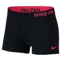 "Nike Pro Womens Shorts in Black/Racer Pink Size X-Small"