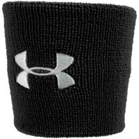 "Under Armour 3 Inch Performance Wristbands in Black Size 3in"