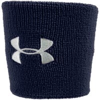 "Under Armour 3 Inch Performance Wristbands in Navy Size 3in"