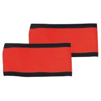 "CCM Snap-On Referee Arm Band Set Size Large (Red)"