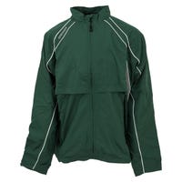 "Warrior Vision Youth Warm-Up Jacket in Dark Green/White Size Medium"