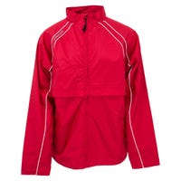"Warrior Vision Youth Warm-Up Jacket in Red/White Size Large"