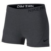 "Nike Pro Womens Shorts in Charcoal Heather/Black Size Small"