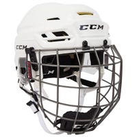 "CCM Tacks 310 Hockey Helmet Combo in White"