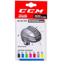 CCM FL3DS Youth/Junior Hockey Helmet Decal Kit in Multi-Colored
