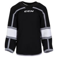 "CCM Los Angeles Kings Quicklite 8000 Uncrested Youth Hockey Jersey in Black/White/Silver Size Small/Medium"