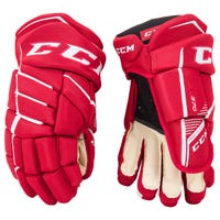 CCM Jetspeed FT370 Junior Hockey Gloves | Nylon in Red/White Size 12in