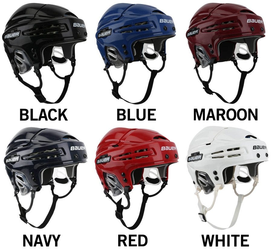 Bauer 4500 Helmet Size Chart