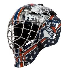 New York Rangers Franklin GFM 1500 Goalie Face Mask