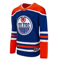 Edmonton Oilers Fanatics Premier Breakaway Blank Adult Hockey Jersey