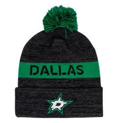 Dallas Stars Fanatics Authentic Pro Rink Cuff Beanie w/ Pom