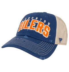 Edmonton Oilers Fanatics Veteran Mesh Snapback Hat