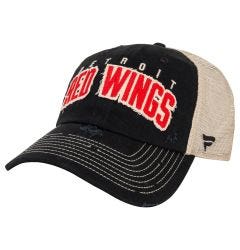 Detroit Red Wings Fanatics Veteran Mesh Snapback Hat