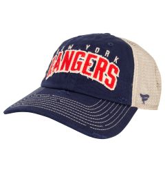 New York Rangers Fanatics Veteran Mesh Snapback Hat