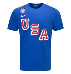 Nike USA Hockey 2026 Olympic Adult Core Name & Number T-Shirt