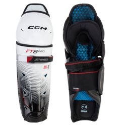 CCM Jetspeed FT8 Pro Junior Hockey Shin Guards