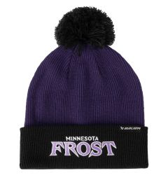 Bauer PWHL Minnesota Frost Adult Knit Cuff Beanie w/ Pom