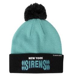Bauer PWHL New York Sirens Adult Knit Cuff Beanie w/ Pom