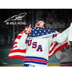 Fanatics USA Hockey Auston Matthews Autographed 8" x 10" Photo