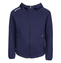 CCM Premium Tech Fleece Youth Full Zip Hoodie
