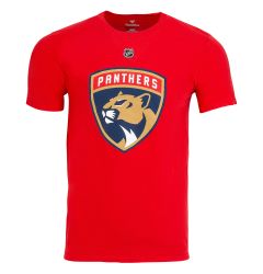 Florida Panthers Fanatics Authentic Stack Name & Number Short Sleeve T-Shirt
