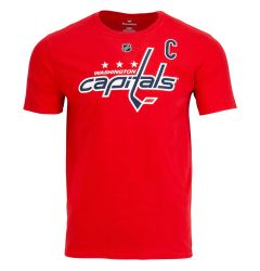 Washington Capitals Fanatics Authentic Stack Name & Number Short Sleeve T-Shirt