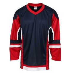 Stadium Adult Hockey Jersey - Navy/Red/White