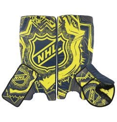 Franklin Youth Street Goalie Equipment Combo - Navy/Yellow