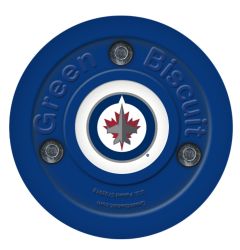 Winnipeg Jets Green Biscuit Training Puck