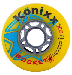 Konixx Rocket 84A Roller Hockey Wheel - Yellow