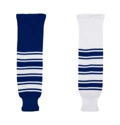2 Pairs Knit Hockey Socks - Solid Color Practice Socks For Men & Youth, Thick & Durable
