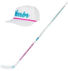 Warrior Covert QR6 Pro Miami Vibe Senior Hockey Stick (Holiday Hat Bundle)