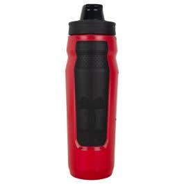 【新品】EA7 ウォーターボトル（レッド） Under Armour 32oz Playmaker Squeeze Bottle | HockeyMonkey