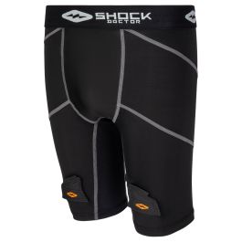 Shock Doctor Hockey Kompressionsshorts - Mit BioFlex-Cup Für Jugendliche