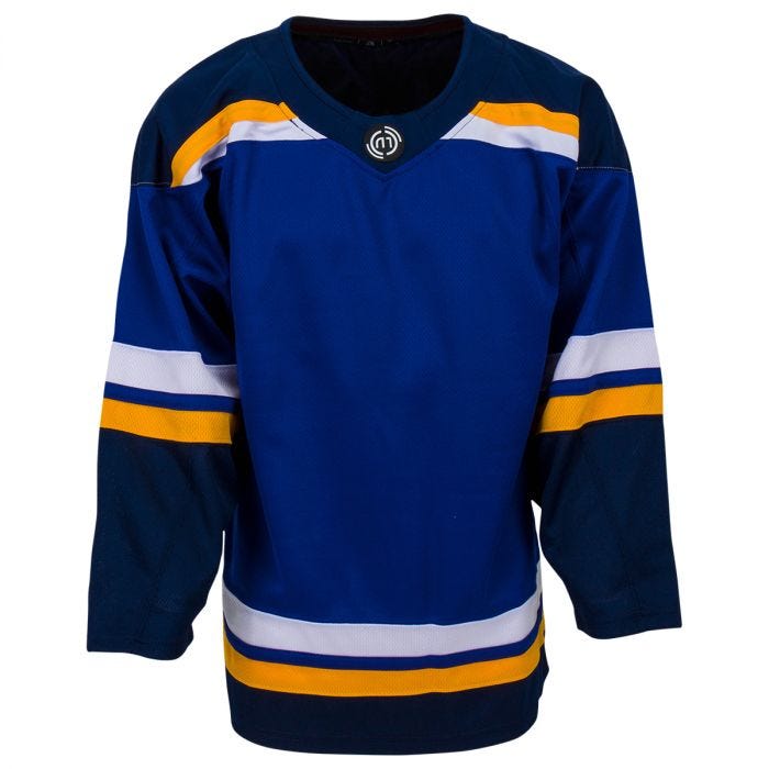 blues jersey with laces