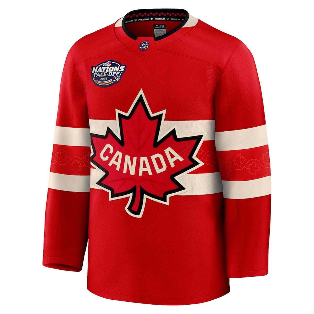 NHL 4 Nations Face-Off Premium Blank Adult Hockey Jersey