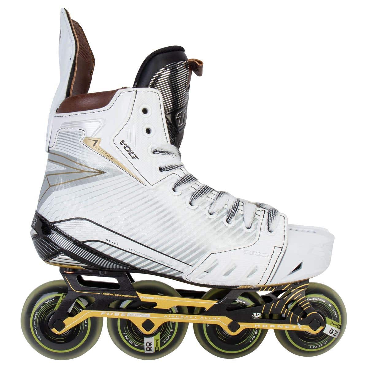 Tour VOLT Spitfire Senior Roller Hockey Skates - White