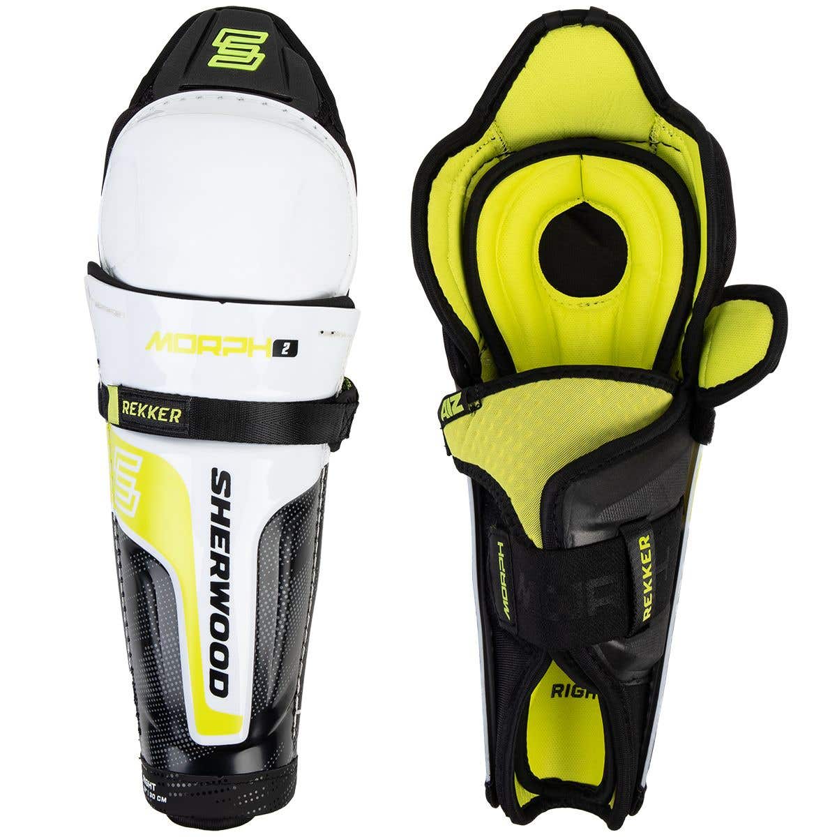 Sherwood Rekker Morph 2 Junior Shin Guards | HockeyMonkey
