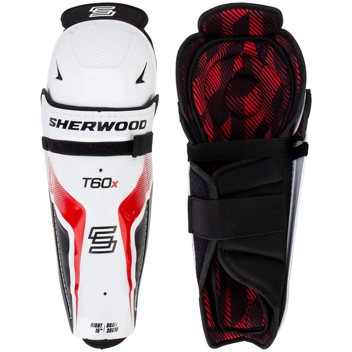 Sherwood T60X Senior Shin Guards | HockeyMonkey