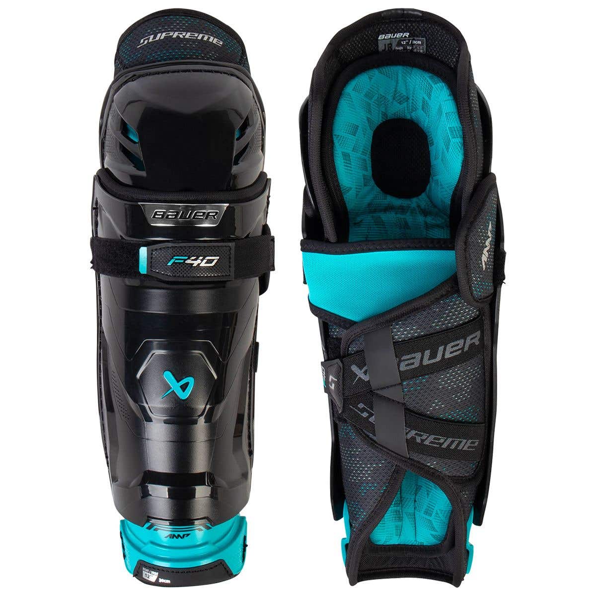 Bauer Supreme F40 Junior Shin Guards | HockeyMonkey