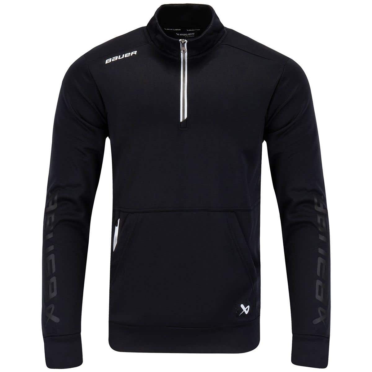Bauer Team Fleece Half Zip Adult Sweatshirt | HockeyMonkey